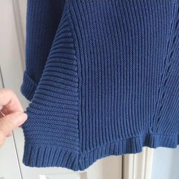 Charter Club V Neck Chunky Knit Cotton Sweater XL - Picture 3 of 11